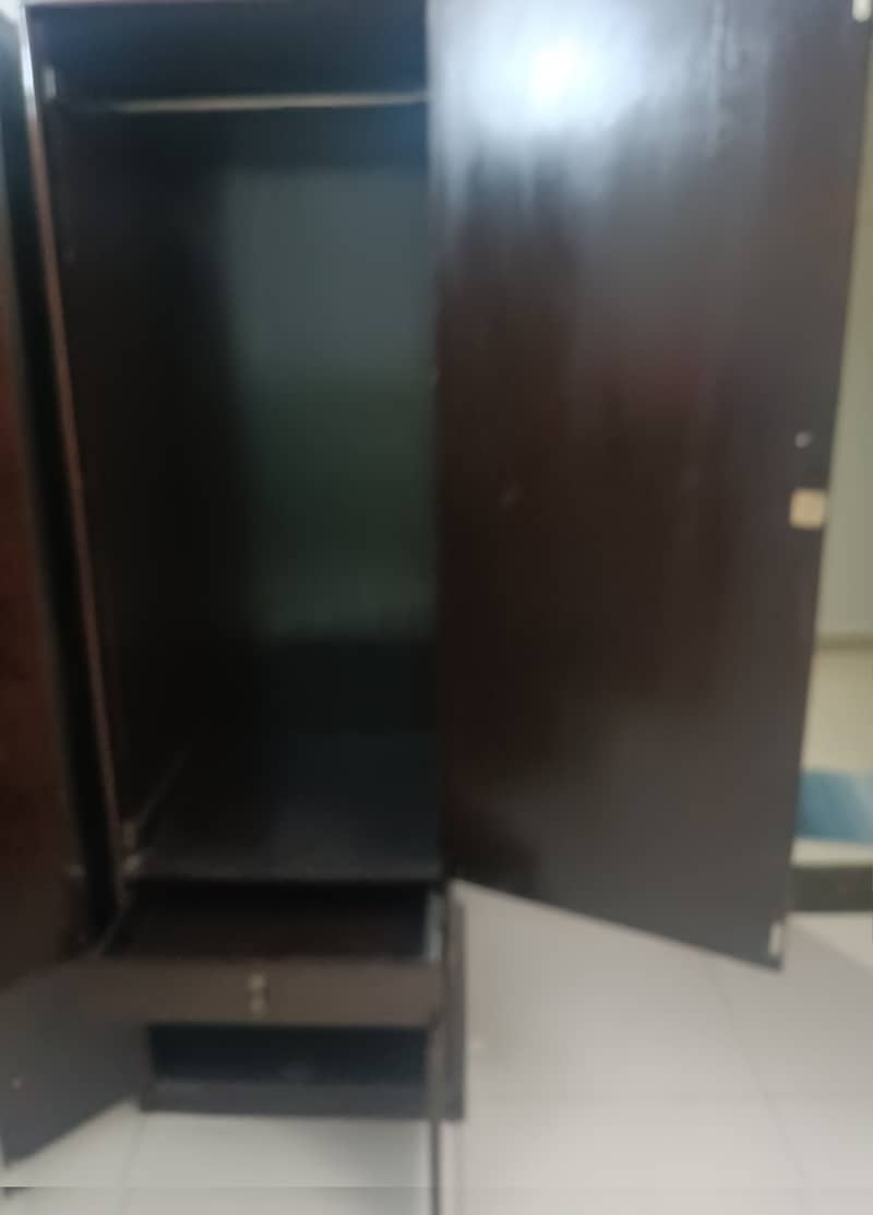 Solid Wood | Wooden Wardrobes |  Cloth Hanger | Spacious | Low Price 5