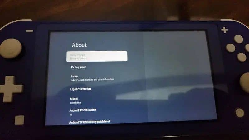 Nintendo Switch Lite 160 GB Jailbreak With Android 15 13