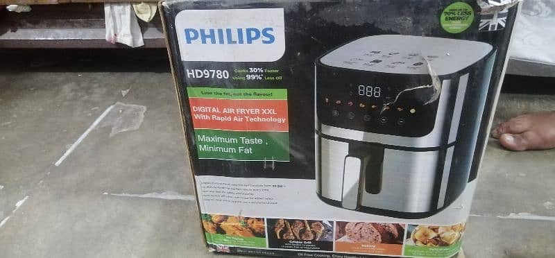 Air Fryer PHILIPS , MODEL HD9780 9