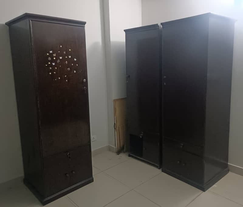 Solid Wood | Wooden Wardrobes |  Cloth Hanger | Spacious | Low Price 0