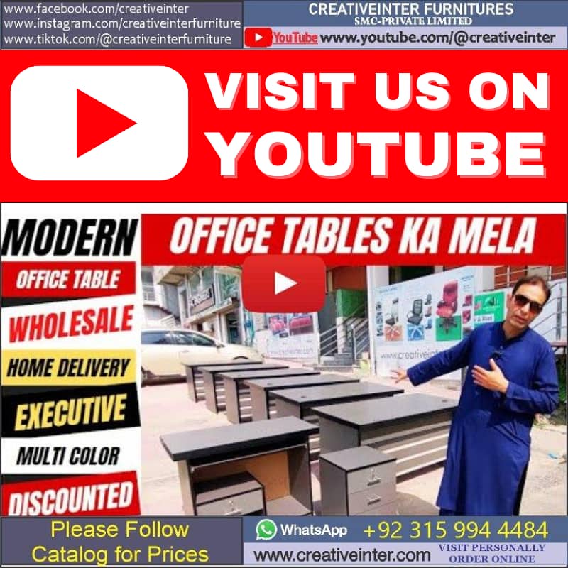Office table Executive Chair Conference Reception Manager Table Desk 10