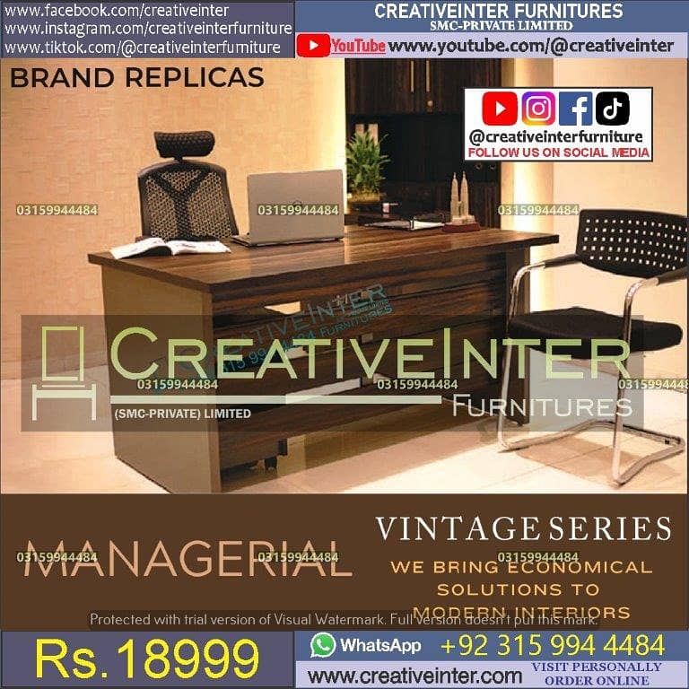 Office table Executive Chair Conference Reception Manager Table Desk 16