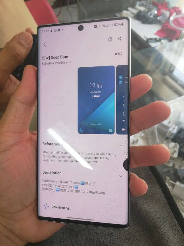 samsung not10plus 12 Gb ram 256 Rom 6