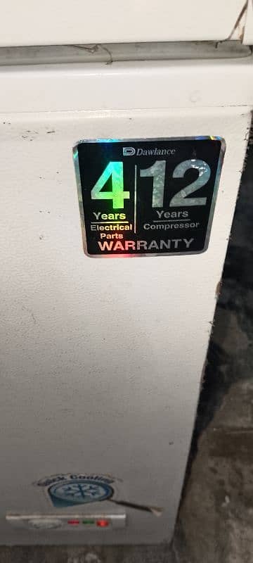 Dawlance Deep Freezer White Color Warranty starts from January 3