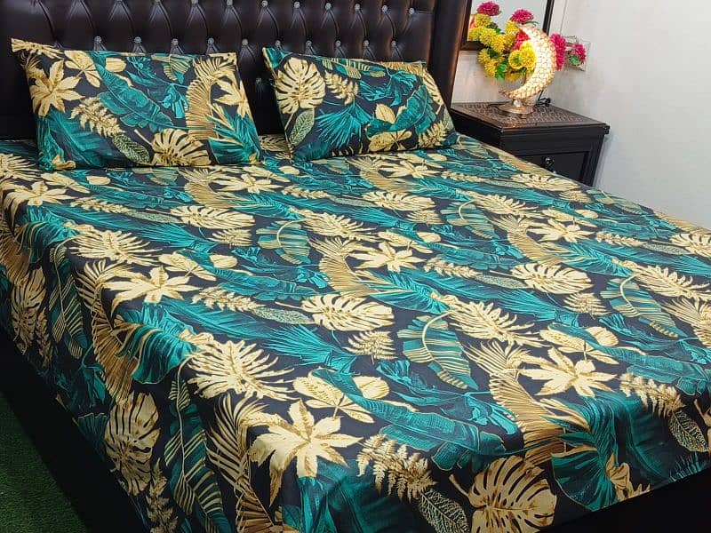 Pure cotton export quality king size bedsheets. 3