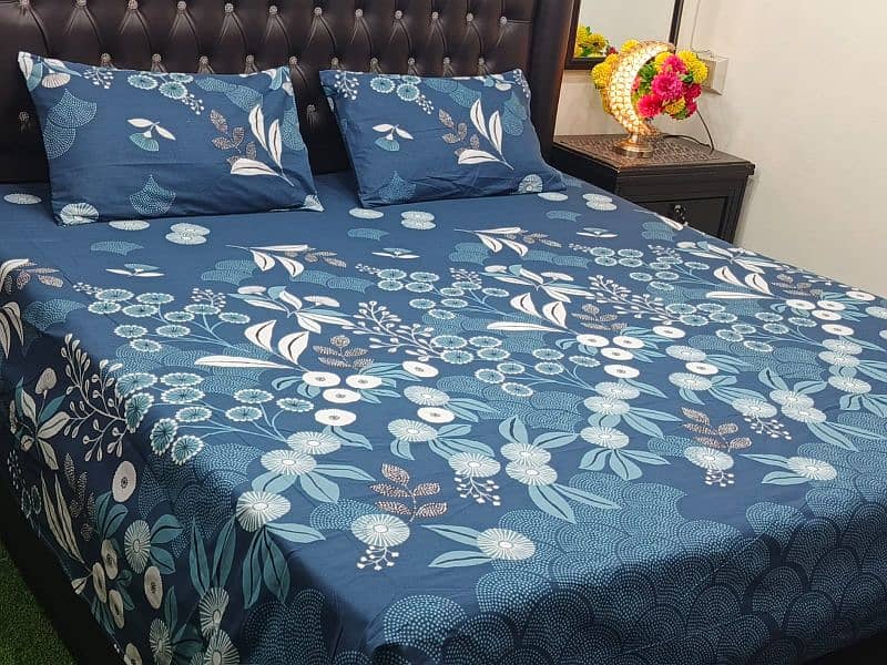 Pure cotton export quality king size bedsheets. 4