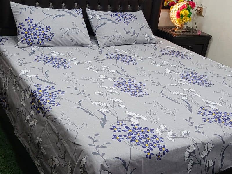 Pure cotton export quality king size bedsheets. 5