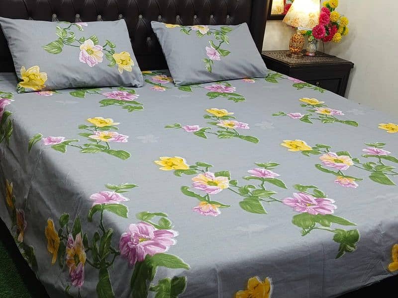 Pure cotton export quality king size bedsheets. 7