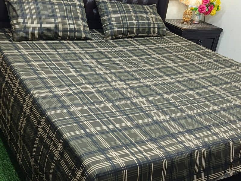Pure cotton export quality king size bedsheets. 8