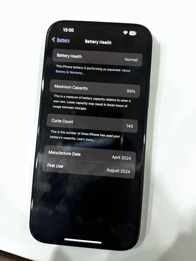 iPhone 15 plus Black 128GB 0