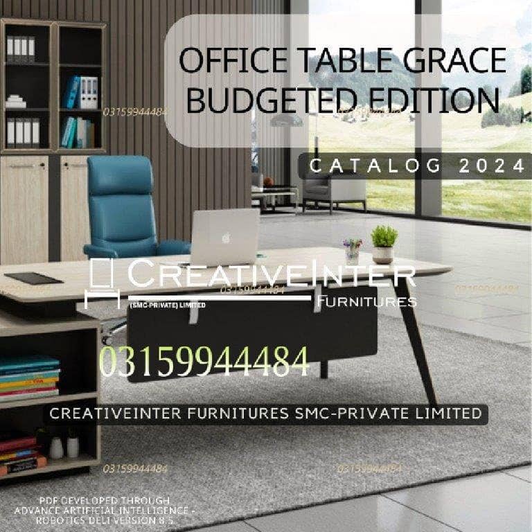 Office table Executive Chair Conference Reception Manager Table Desk 3