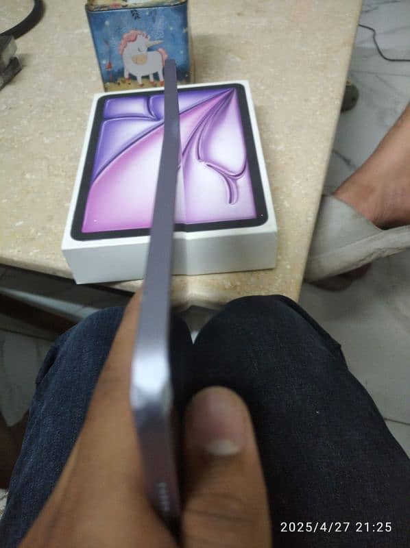 iPad Air 6 M2 | In warranty |Purple Colour , 11 Inches, 128GB with box 3