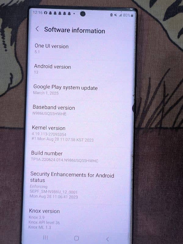 Note 20 ultra PTA approved good condition 10