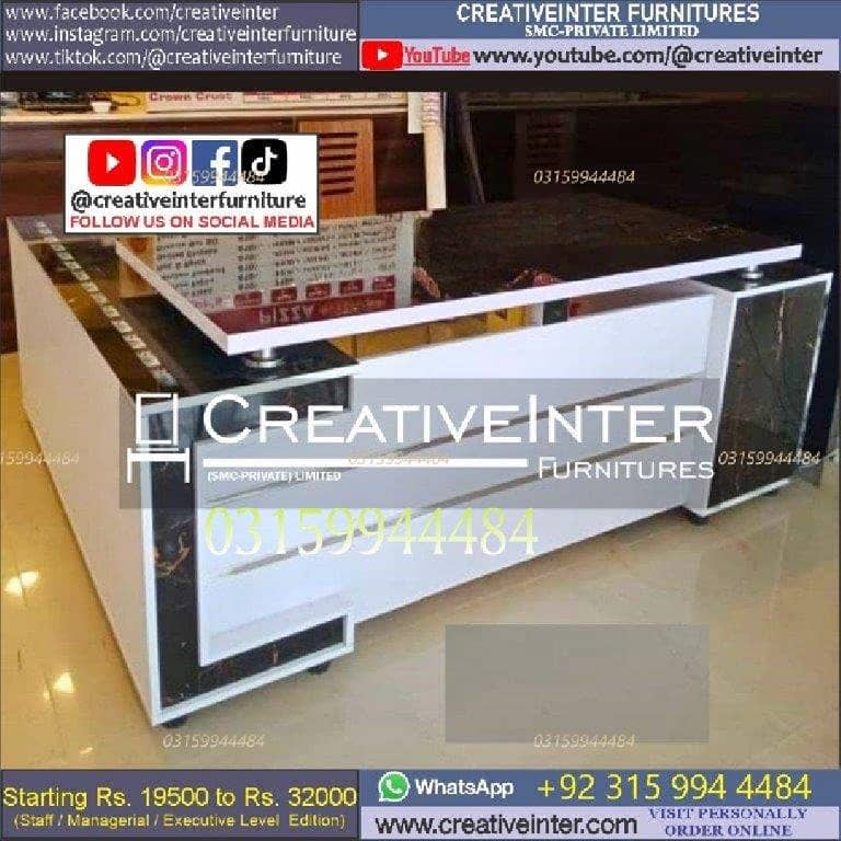 Office table Executive Chair Conference Reception Manager Table Desk 10