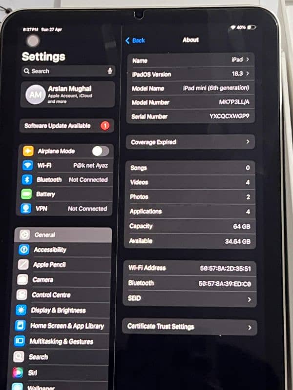 Apple Ipad Mini 6 (64 GB) 8