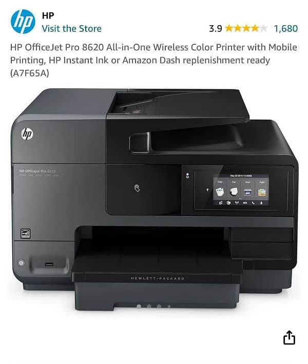HP OfficeJet Pro 8620 All-in-One Wireless Color Printer 4