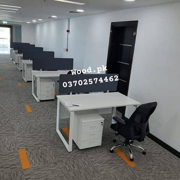 office workstation table, Cubical, counter, executive table & chair 18