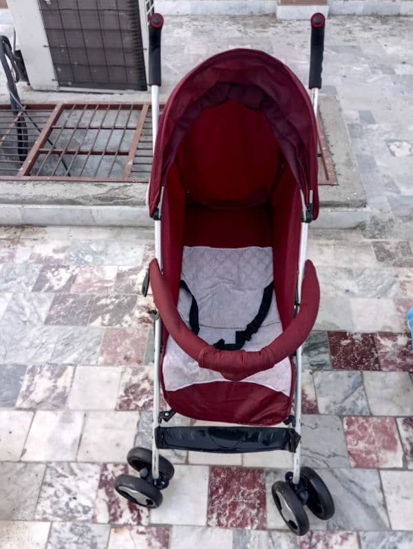 Imported baby walker, pram & high chair 8
