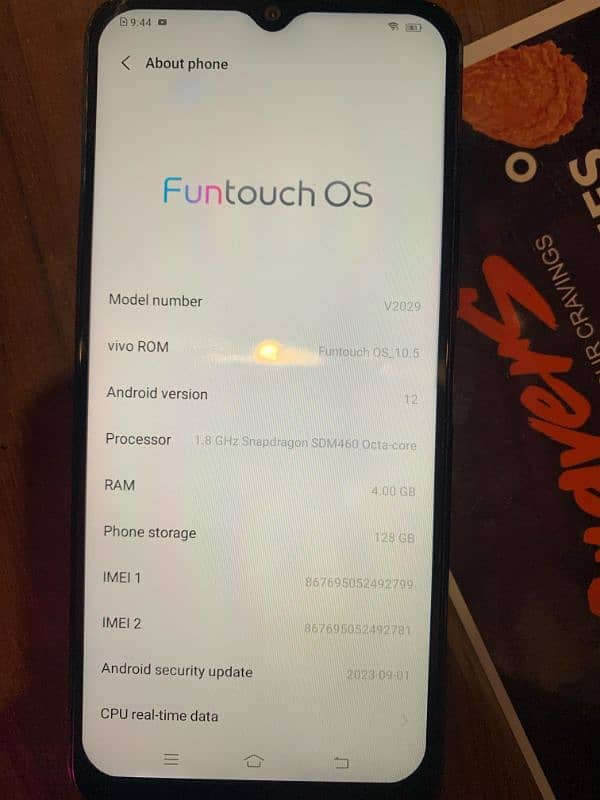 Vivo Y20 For sale 7