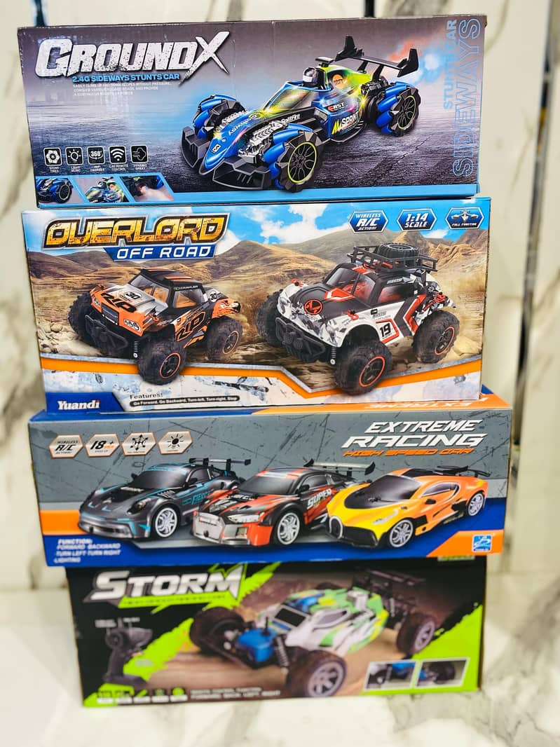 Remote Control High Speed Cars USB Rechargable & Diecast Cars 4 kids 0