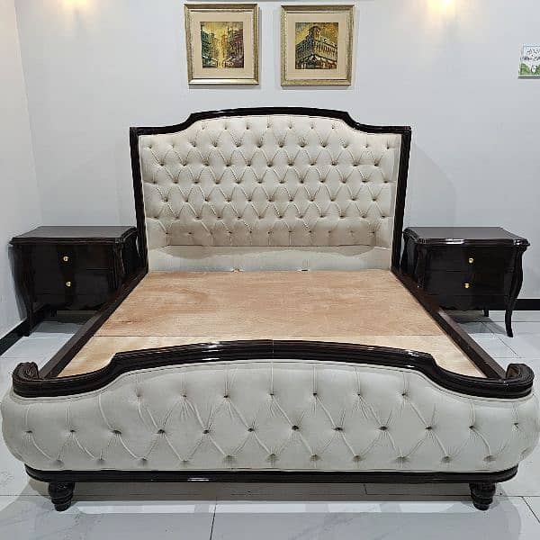 Premium Sheesham King Size Bed for Sale 0
