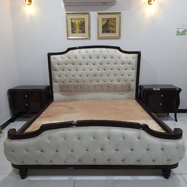 Premium Sheesham King Size Bed for Sale 1