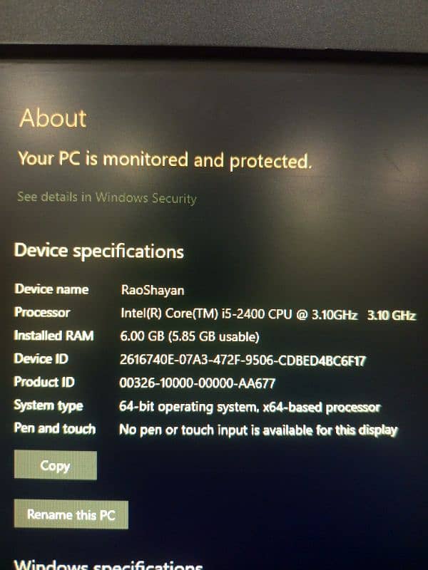 Lenovo ThinkCentre M71z All-in-One Core i5 6GB RAM 512GB Windows10 11