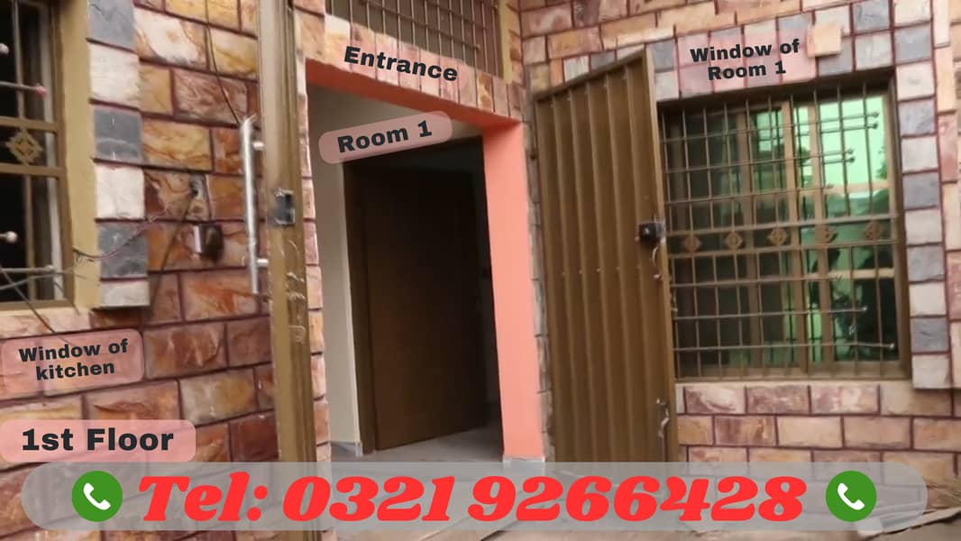 3 Marla Flat for Rent – 1st Floor with Separate Entrance in Jhelum 1