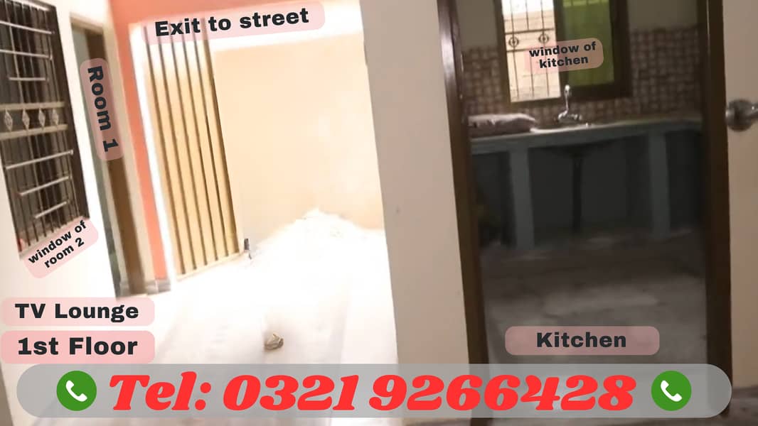 3 Marla Flat for Rent – 1st Floor with Separate Entrance in Jhelum 3