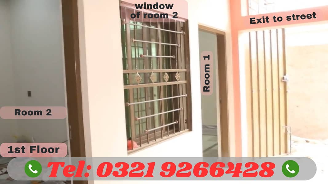 3 Marla Flat for Rent – 1st Floor with Separate Entrance in Jhelum 7