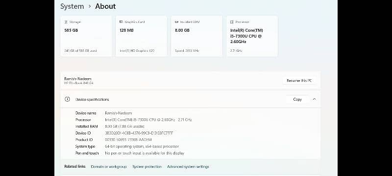 hp elitebook 840 g4 core i5 7th generation laptop 3