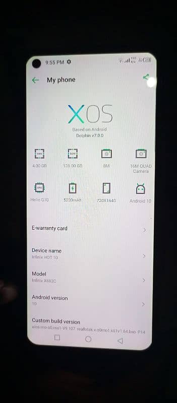 hello available infinix hot 10 4GB 128GB 5000 battery image 2