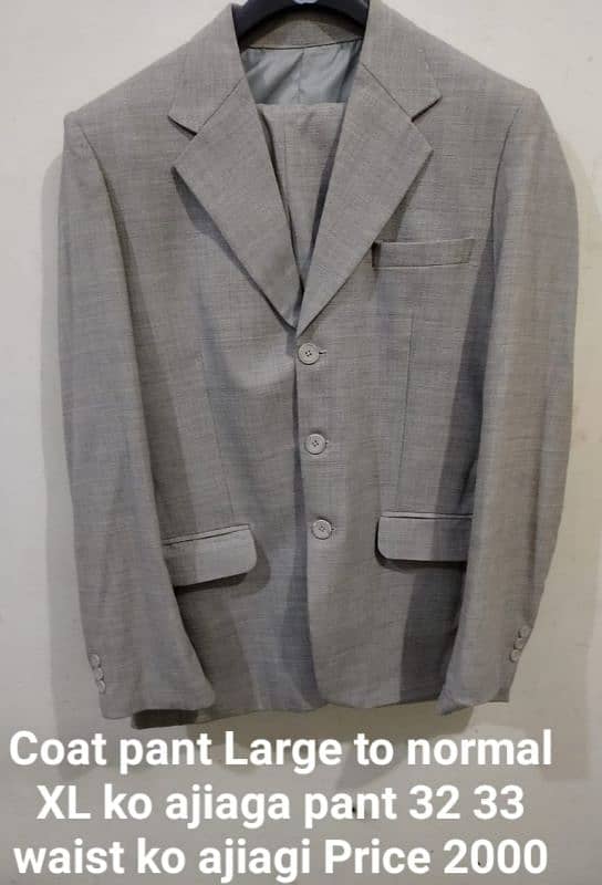 5 Coat pant 5 shirts 1