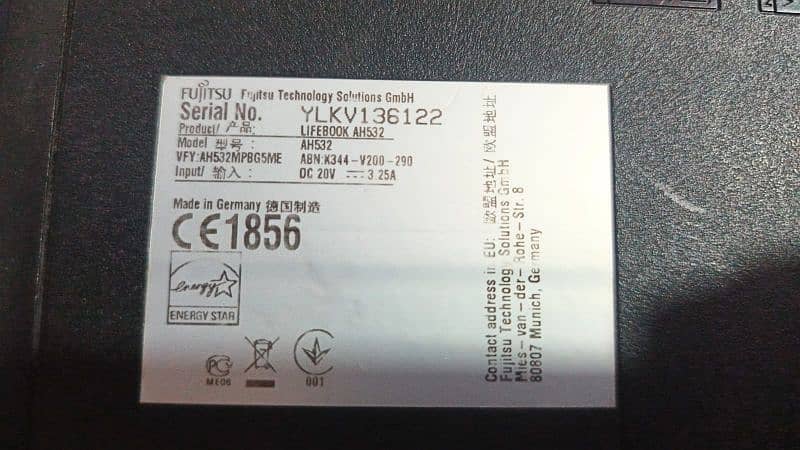 Fujitsu Life book AH532 I5 3rd Generation 2