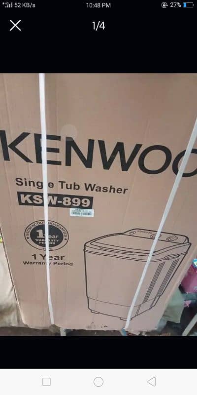 kenwood washing machine ksw-899 0
