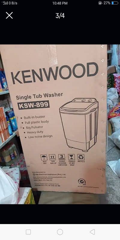 kenwood washing machine ksw-899 3
