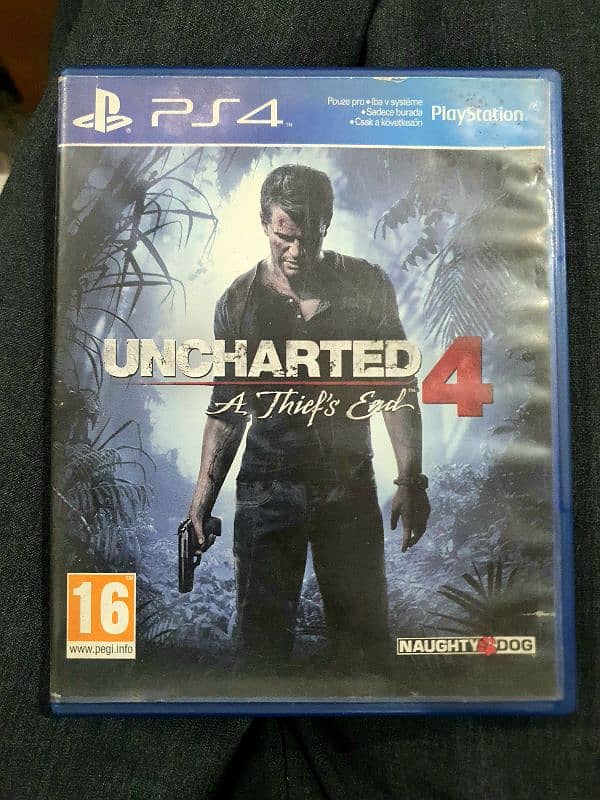 Uncharted 4 : A theif's end (ps4 game) 0
