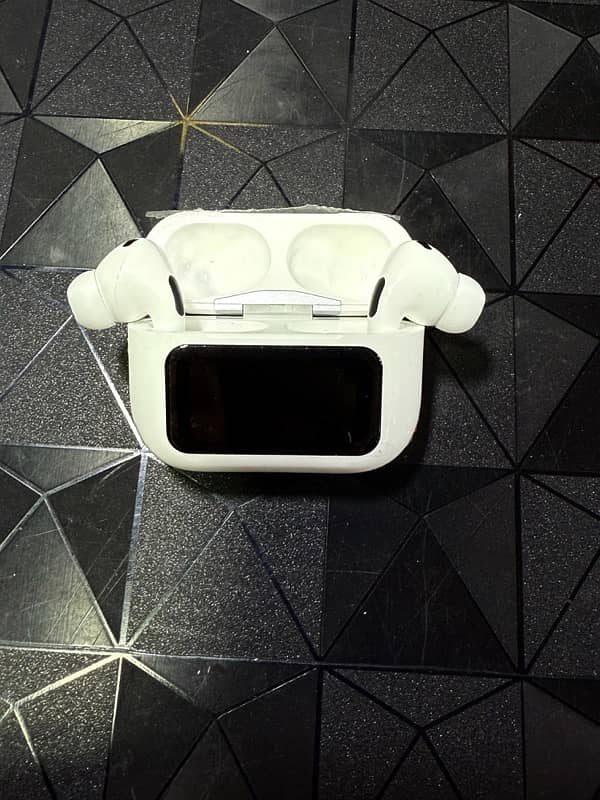 A9 pro Air pods Bluetooth Digital Touch Display with charging Cable 4