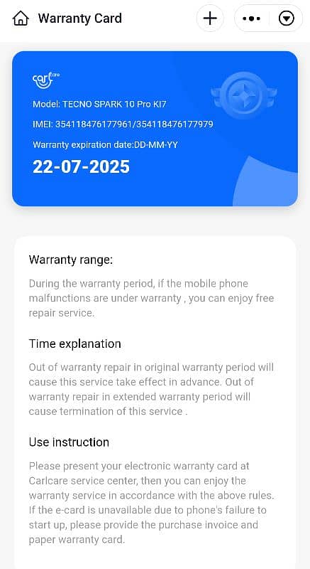 Tecno Spark 10 Pro 8+8 RAM 128 GB ROM 7