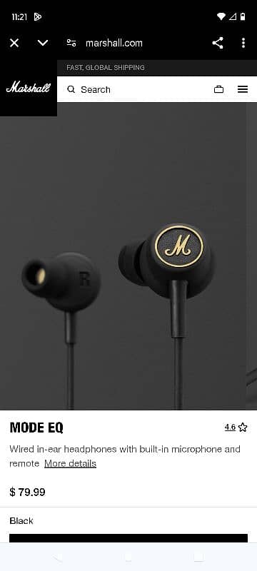 Marshall Earphones 1