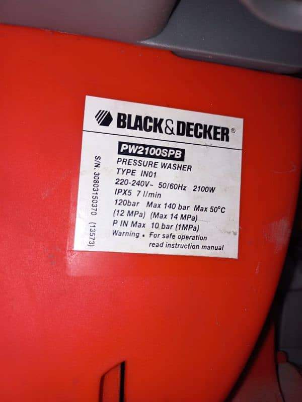 Black & Decker  washer =03264551135= full heavy washer 4