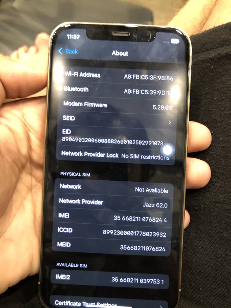 Iphone 12 pro factory unlock with box 5