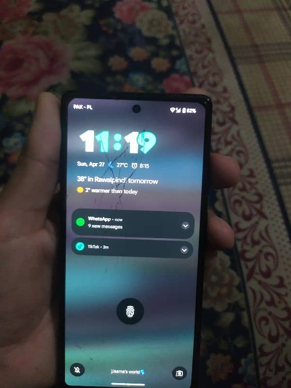 Pixel 6A Non PTA (Front Panel Cracked) 6