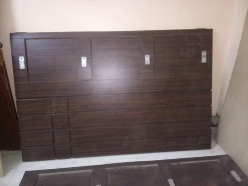 Wooden King Size Bed With Mattress 2