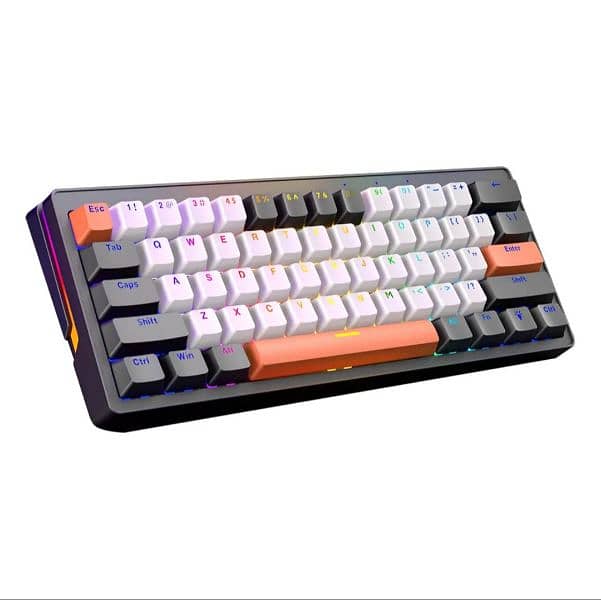 Gaming keyboard wireless rgb 61 keys best for gaming 0