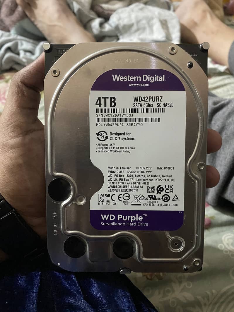 4tb WD elements surveillance hard drivers 0