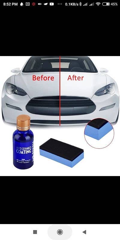 2x 9H Ceramic Coating Paint Care Car Glass Nano Liquid Hydrophobic Au 2