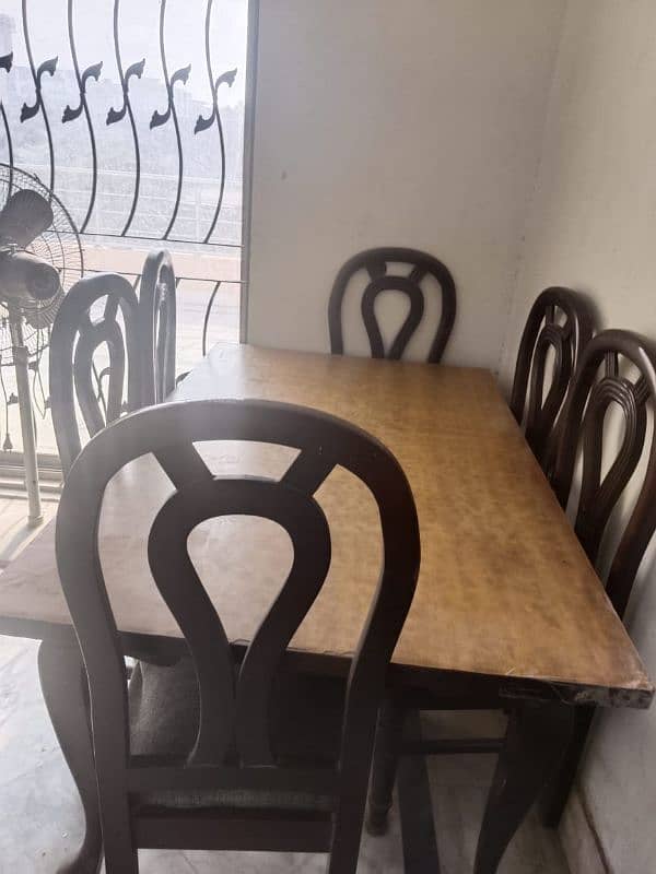 dining table with 6 chairs 0