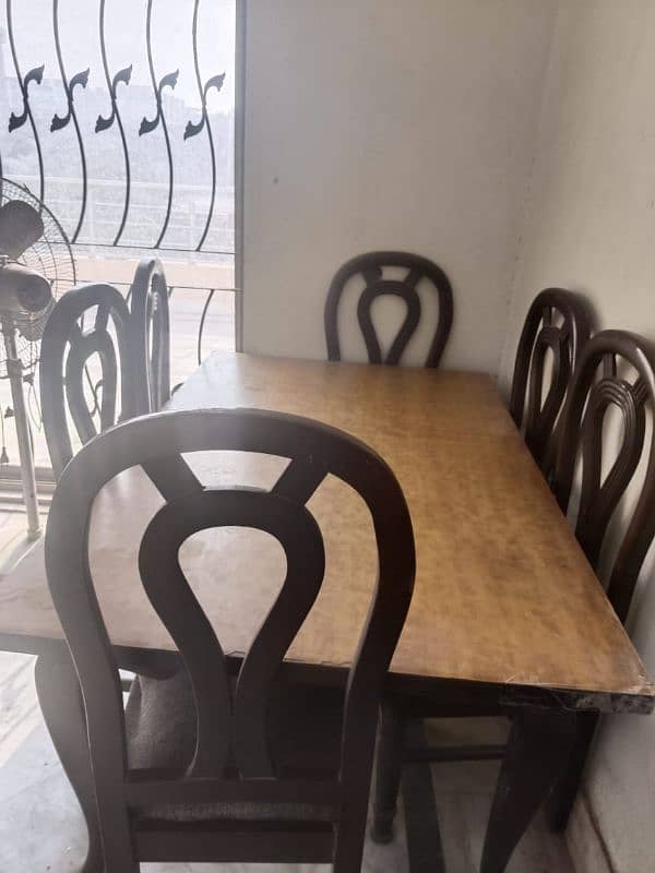 dining table with 6 chairs 1