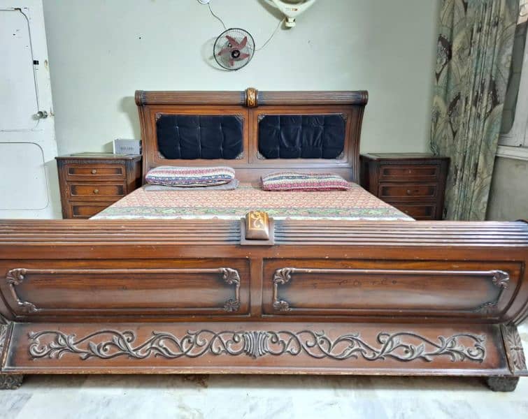 Pure Shesham Bed Set 1